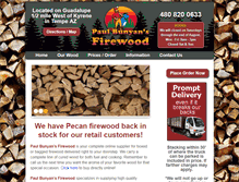 Tablet Screenshot of paulbunyansfirewood.com